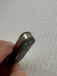 Winchester Trade Mark USA 2 Blade Abalone 28020 AB Barlow Pocket (24)