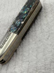 Winchester Trade Mark USA 2 Blade Abalone 28020 AB Barlow Pocket (24)