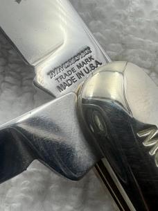 Winchester Trade Mark USA 2 Blade Abalone 28020 AB Barlow Pocket (24)
