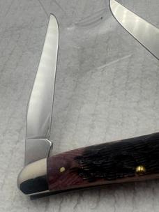 Case XX USA 2013 Limited XX Edition 1 / 3000 2 Blade Muskrat Pocket Knife (57)