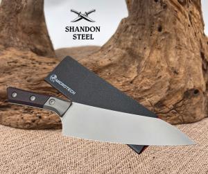 Microtech Chefs Knife BlackCherry G-10 Handle w Stonewash M390MK 3000B-10BK