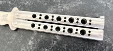 Vintage Pacific Cutlery Corp Balisong Butterfly Knife, Model 11 Tanto Blade, Used