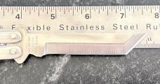 Vintage Pacific Cutlery Corp Balisong Butterfly Knife, Model 11 Tanto Blade, Used