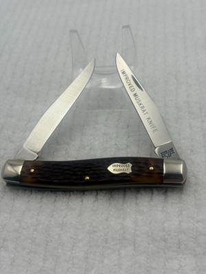 Schrade NY USA Improved  Muskrat 2 Blade Model 787 Pocket Knife 48