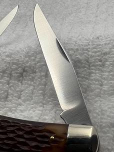 Schrade NY USA Improved  Muskrat 2 Blade Model 787 Pocket Knife (48)