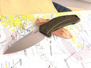 KERSHAW  USA LINK 1776OLSW Assisted Open Pocket Knife Olive 20CV