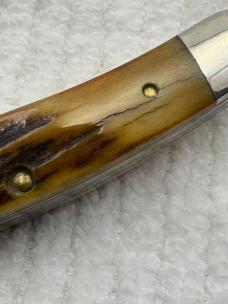 Case XX USA 1980 10 Dot 75th Anniversary 5318HPSSP 3 Blade Stag Stockman (132)