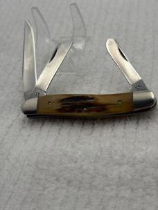 Case XX USA 1980 10 Dot 75th Anniversary 5318HPSSP 3 Blade Stag Stockman (132)