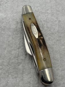 Case XX USA 1980 10 Dot 75th Anniversary 5318HPSSP 3 Blade Stag Stockman (132)