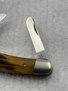 Case XX USA 1980 10 Dot 75th Anniversary 5318HPSSP 3 Blade Stag Stockman (132)