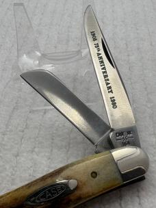 Case XX USA 1980 10 Dot 75th Anniversary 5318HPSSP 3 Blade Stag Stockman (132)