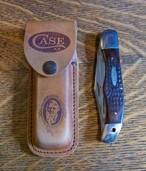 Case Folding Hunter - 1977 - 3-dot - 6265 SAB with new sheath