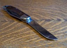 Case Folding Hunter - 1977 - 3-dot - 6265 SAB with new sheath