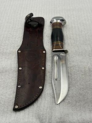 Remington RH35- 5 14quot UMC Made In USA Vintage Hunting Knife 28