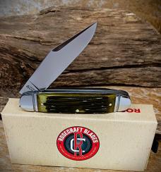 RoseCraft Blades Birchfield Camp Jack RCT034-GJB Green Jigged Bone 14C28N