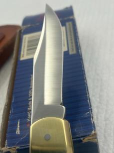 Schrade USA LB7 Bear Paw Uncle Henry 1 Blade Lock Back Folding Knife With Sheath