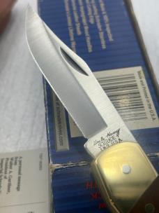 Schrade USA LB7 Bear Paw Uncle Henry 1 Blade Lock Back Folding Knife With Sheath