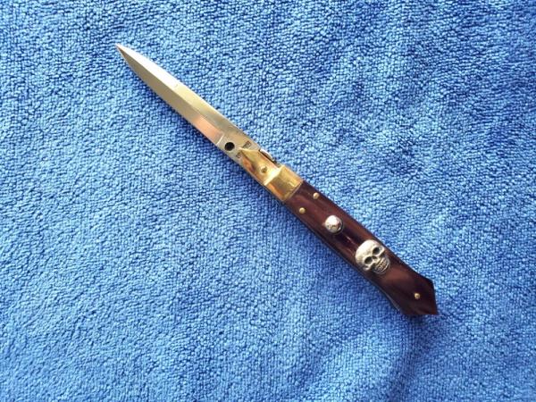 15 CM / 6'' Oreste Di Bon Picklock - Chad Ruben Custom Skull Mod Rootbeer Kirinite
