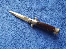 4.5'' SKM Swivel Bolster Mini Stiletto Bayonet Blade Rosewood