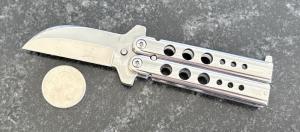 Custom Armand Palacio Mini Balisong Butterfly Knife Unused