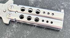 Custom Armand Palacio Mini Balisong Butterfly Knife, Unused