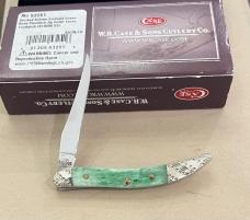 Case #53251 2019 Emerald Green Tiny Toothpick w worked bolsters