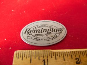 REMINGTON AMERICAS OLDEST GUNMAKER DECORATIVE OVAL AD FROM A DISPLAY