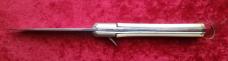 Vintage French Large Bone Coffin Leverlock 