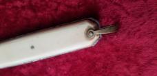 Vintage French Large Bone Coffin Leverlock 