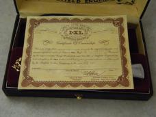 I*XL Schrade Wostenholm Sheffield England Stag SW 1 Lockback Knife & Pouch NIB