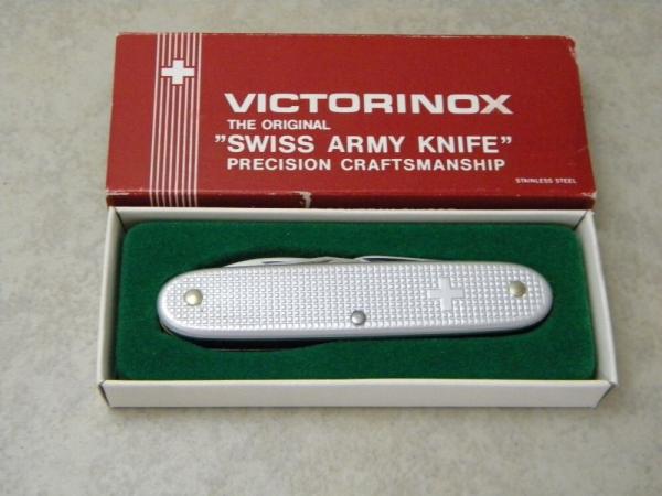 Victorinox Switzerland Silver Alox Electrician Swiss Army Knife NIB Victorinox Switzerland Silver Alox Electrician Swiss Army Knife NIB