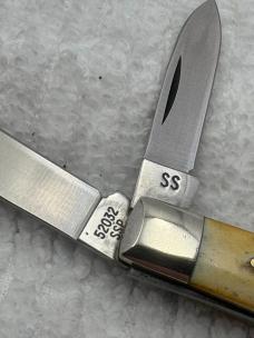 Case XX USA 1978 2 Dot Red Letter 52032SSP 2 Blade Stockman Pocket Knife (100)