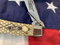 2004 Case xx (Mdl# 6111 1/2) Cheetah w/ Great Rattlesnake Bone Handles -NOS