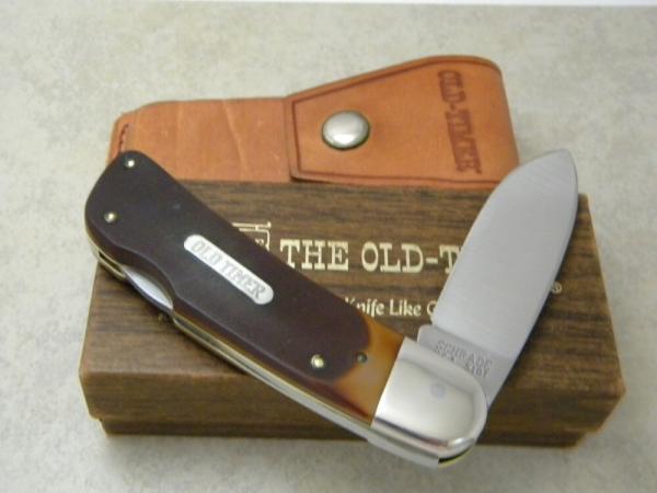 Schrade USA 51OT Delrin Old Timer Lockback Big Timer Knife NIB and Leather Pouch Schrade USA 51OT Delrin Old Timer Lockback Big Timer Knife NIB and Leather Pouch