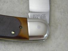 Schrade USA 51OT Delrin Old Timer Lockback Big Timer Knife NIB and Leather Pouch