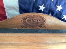 2003 Case xx 8 Knife Set in original case xx cabinet w/ Great Blue Bone Handles -NOS & M/NM