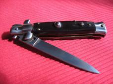 Oreste Dibon Italian 16cm. Horn STILETTO Switchblade Knife - Unused Old Stock