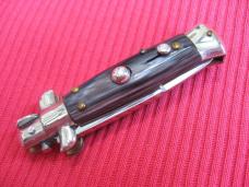 Oreste Dibon Italian 12cm. Horn MAURO MARIO Picklock Stiletto Switchblade Knife
