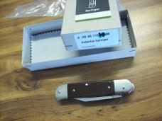 Hubertus Knife Solingen, Germany Small 08 Exotic Rare Green Micarta 5 3/4 " Open Lilyput NIB