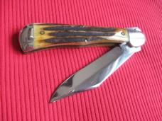 Vintage JAEGER BROS. Stag AERIAL Switchblade Knife