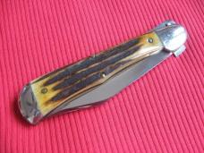 Vintage JAEGER BROS. Stag AERIAL Switchblade Knife