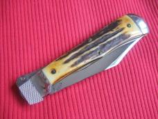 Vintage JAEGER BROS. Stag AERIAL Switchblade Knife
