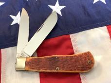 1993 Winchester Large Mountain Man Trapper (Mdl# 29103) Cartridge Series w/ Super Bone Handles -NOS