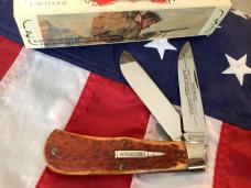 1993 Winchester Large Mountain Man Trapper (Mdl# 29103) Cartridge Series w/ Super Bone Handles -NOS