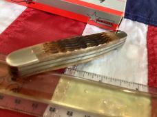 1999 Case xx Stockman w/ Brown Jigged Bone Handles (mdl# ROG6347 D) w/ Damascus Blades -NOS