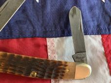 1999 Case xx Stockman w/ Brown Jigged Bone Handles (mdl# ROG6347 D) w/ Damascus Blades -NOS