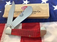 NKCA, 1999/2000 Case xx Large Saddlehorne w/ Bright Red Jigged Bone Handles (mdl# 62100 SS) -NOS