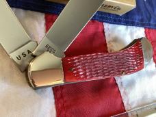 NKCA, 1999/2000 Case xx Large Saddlehorne w/ Bright Red Jigged Bone Handles (mdl# 62100 SS) -NOS