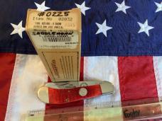NKCA, 1999/2000 Case xx Large Saddlehorne w/ Bright Red Jigged Bone Handles (mdl# 62100 SS) -NOS