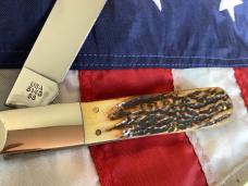 Case xx collectors club knife. 2006 Big Ole Daddy Barlow (Mdl# 5143) w/ Gnarly Stag Handles -NOS